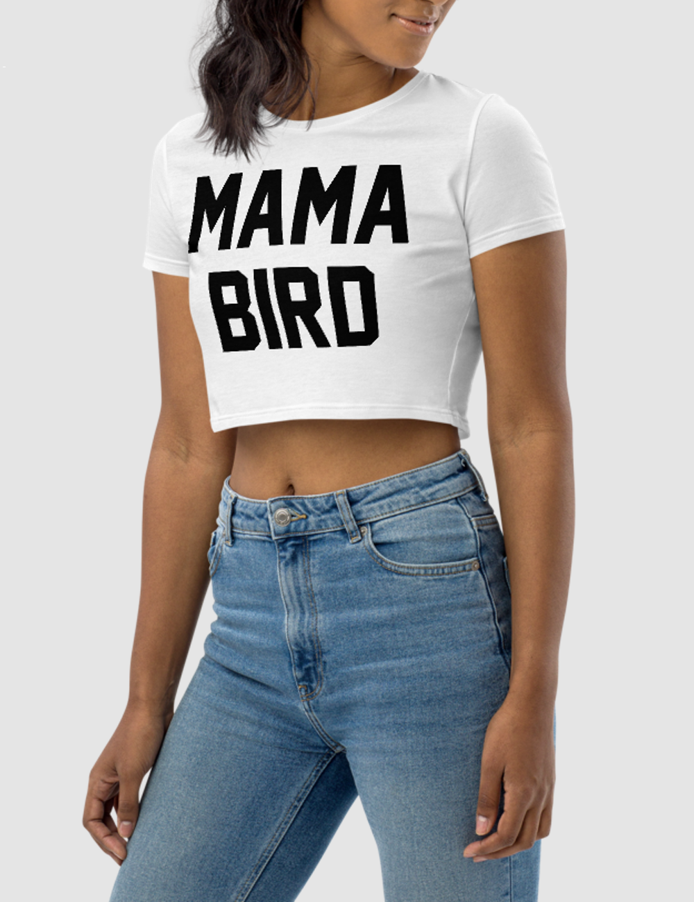 Mama Bird | Women's Crop Top T-Shirt OniTakai