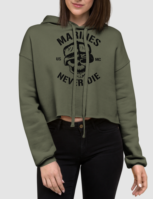 Marines Never Die | Crop Hoodie OniTakai