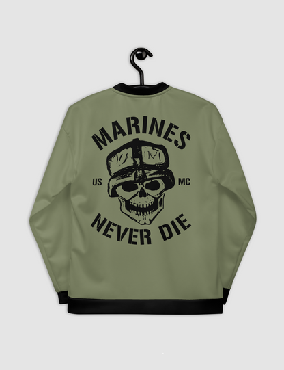 Marines Never Die | Men's Lightweight Bomber Jacket OniTakai