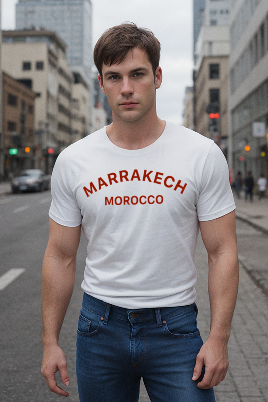 Marrakech Morocco Men's Fitted T-Shirt OniTakai