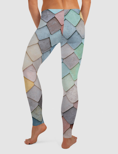 Mermaid Prism Pattern | Women's Standard Yoga Leggings OniTakai