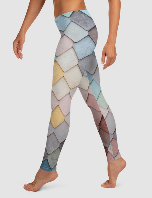 Mermaid Prism Pattern | Women's Standard Yoga Leggings OniTakai