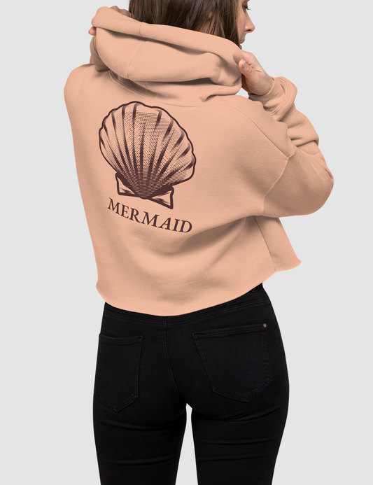 Mermaid Sea Shell | Back Print Crop Hoodie OniTakai