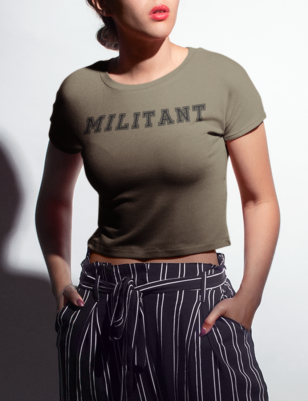 Militant | Crop Top T-Shirt OniTakai