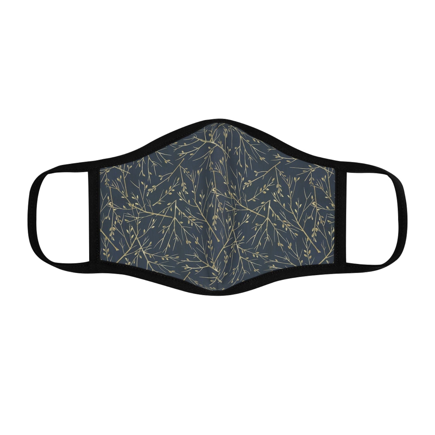Minimal Woodland Print Fitted Double Layered Polyester Face Mask OniTakai