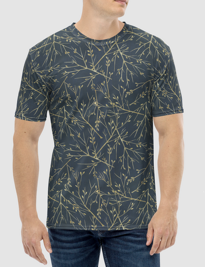 Minimal Woodland Print Men's Sublimated T-Shirt OniTakai