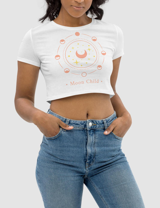 Moon Child | Women's Crop Top T-Shirt OniTakai