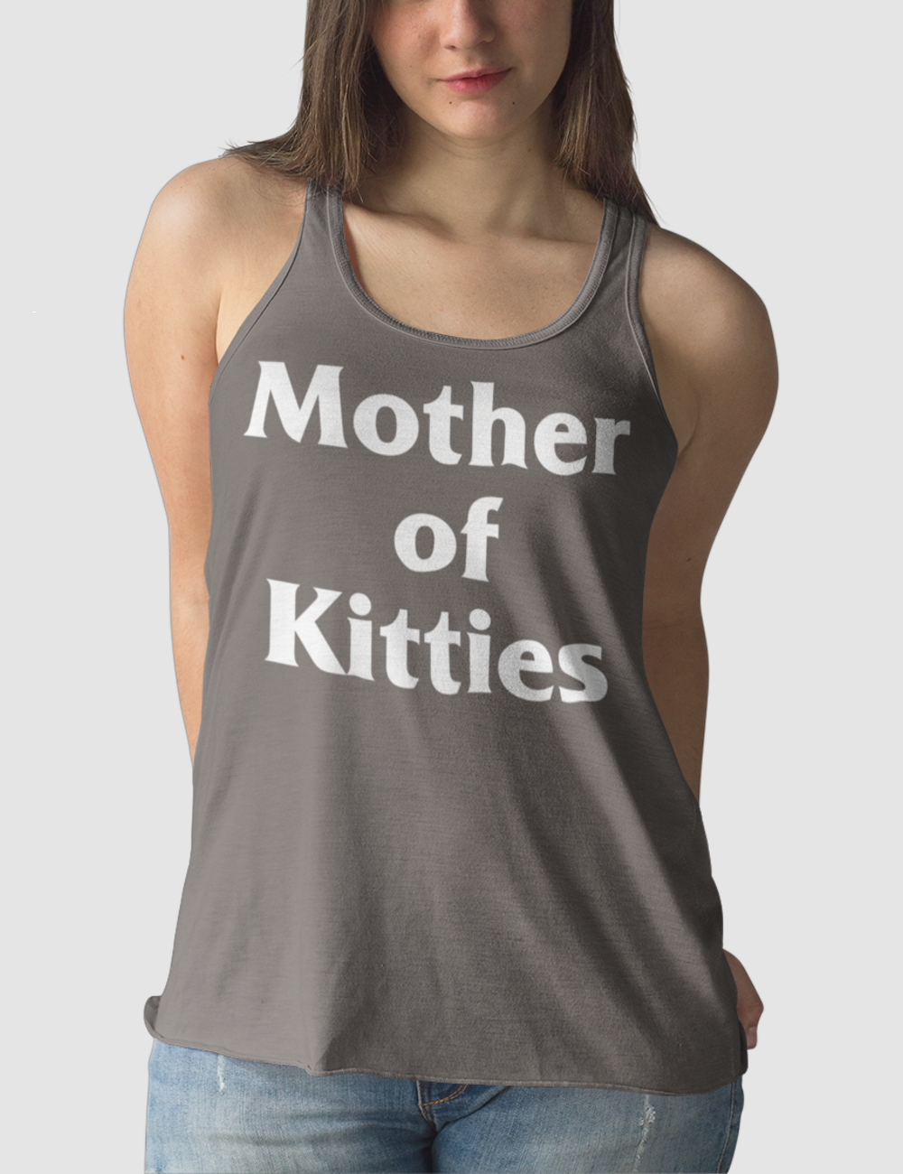 Mother of Kitties | Women's Cut Racerback Tank Top OniTakai