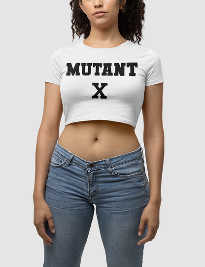 Mutant X Women's Fitted Crop Top T-Shirt OniTakai
