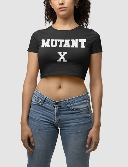 Mutant X Women's Fitted Crop Top T-Shirt OniTakai