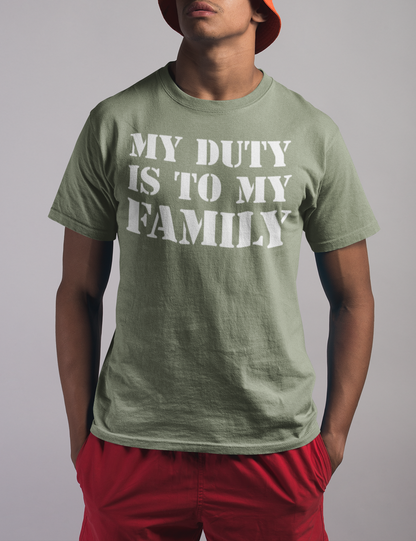 My Duty Is To My Family Men's Classic T-Shirt OniTakai