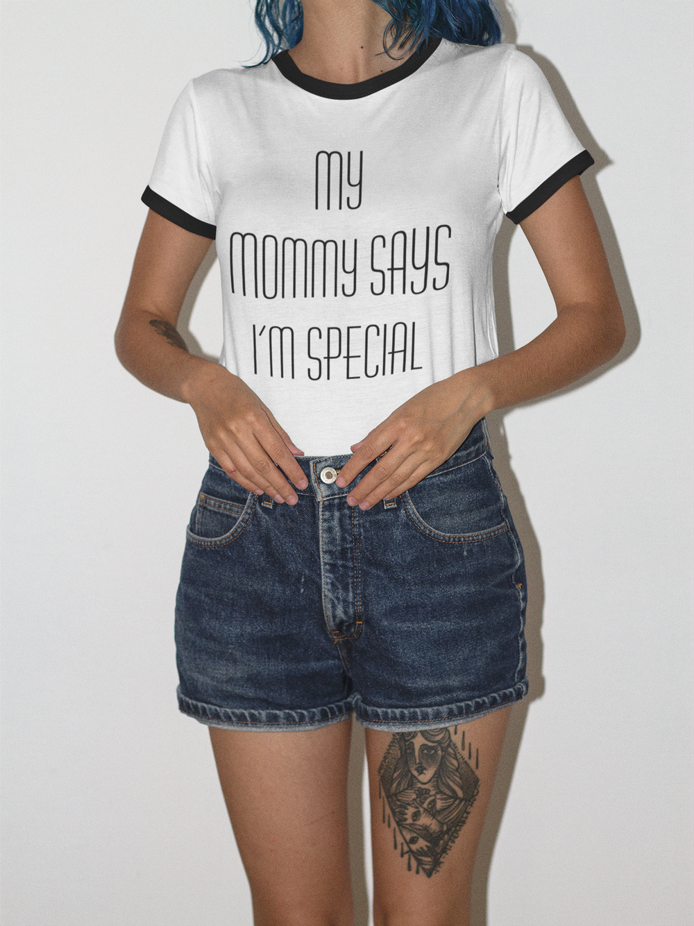 My Mommy Says I'm Special | Men's Ringer T-Shirt OniTakai