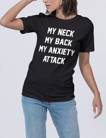 My Neck My Back My Anxiety Attack Women's Soft Jersey T-Shirt OniTakai