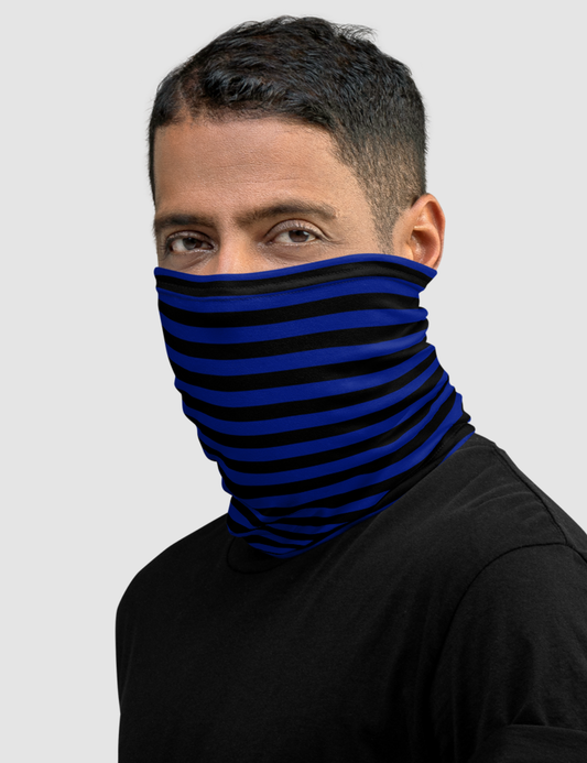 Navy Stripes | Neck Gaiter Face Mask OniTakai