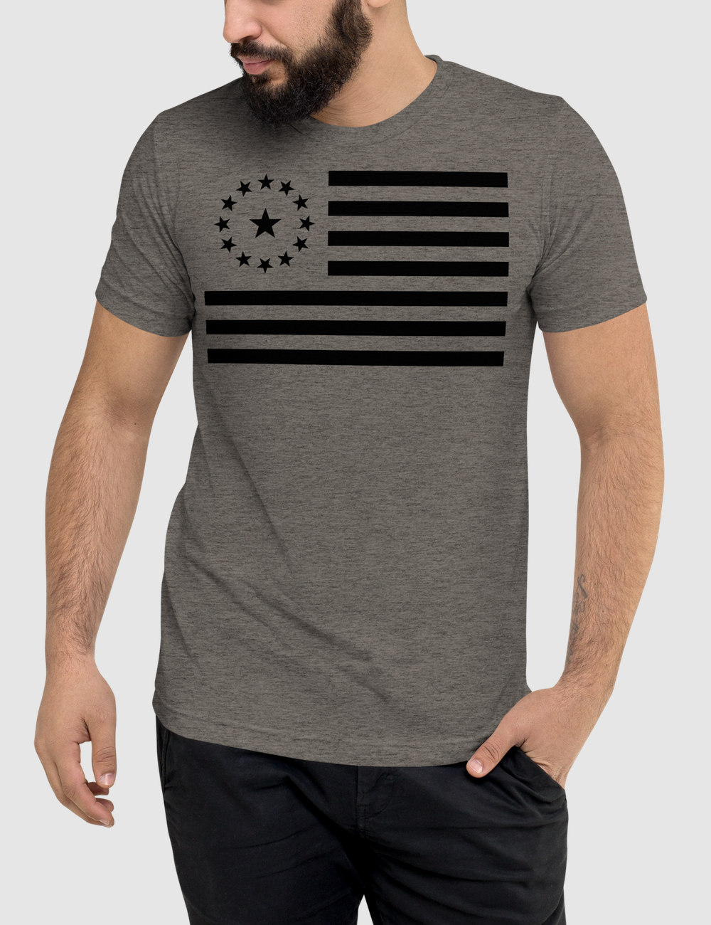 Neo United States Cowpens Flag | Tri-Blend T-Shirt OniTakai