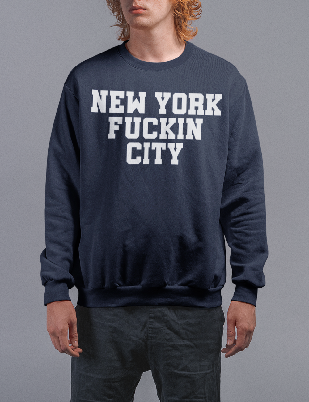 New York Fuckin City | Crewneck Sweatshirt OniTakai