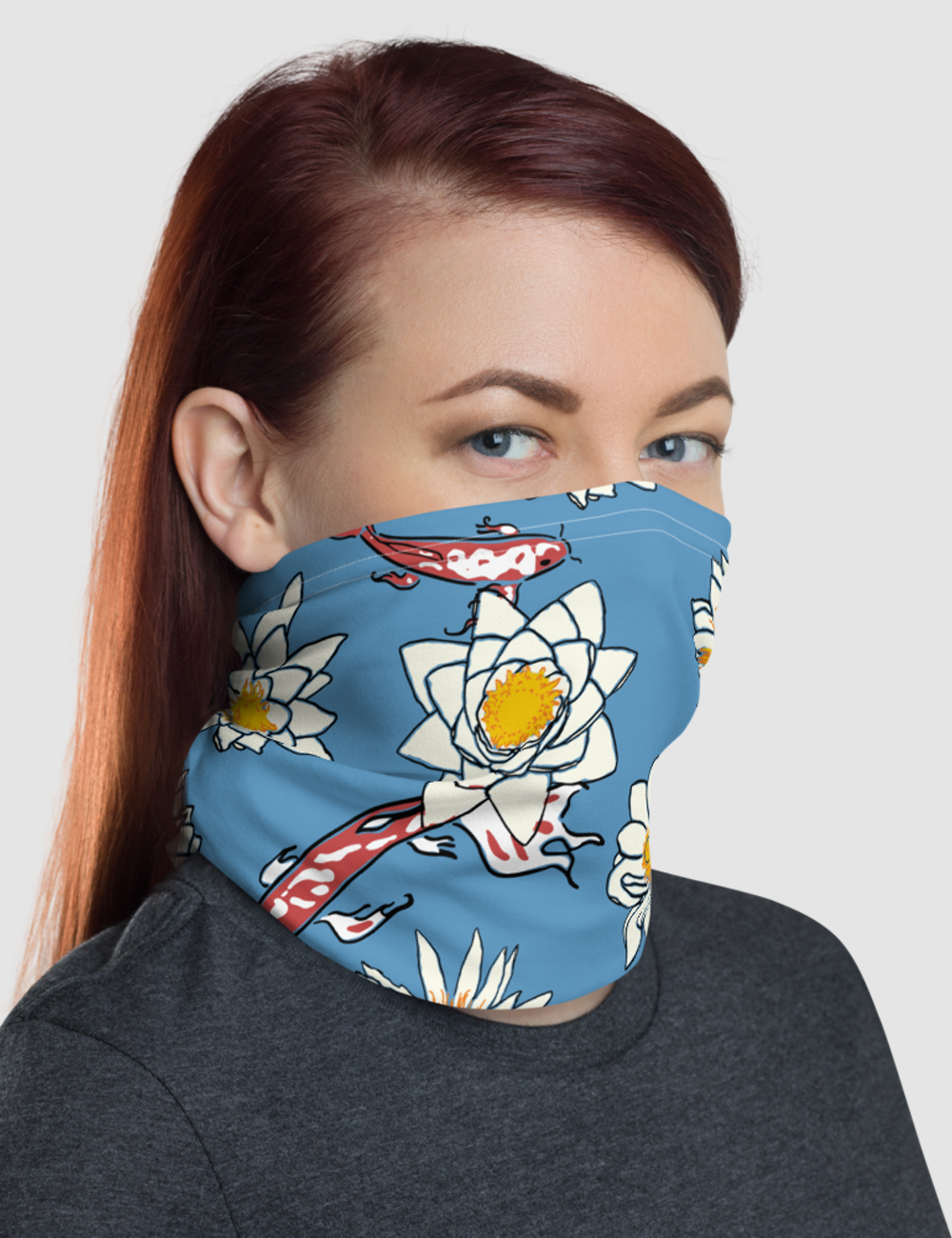 Nishikigoi Pattern | Neck Gaiter Face Mask OniTakai