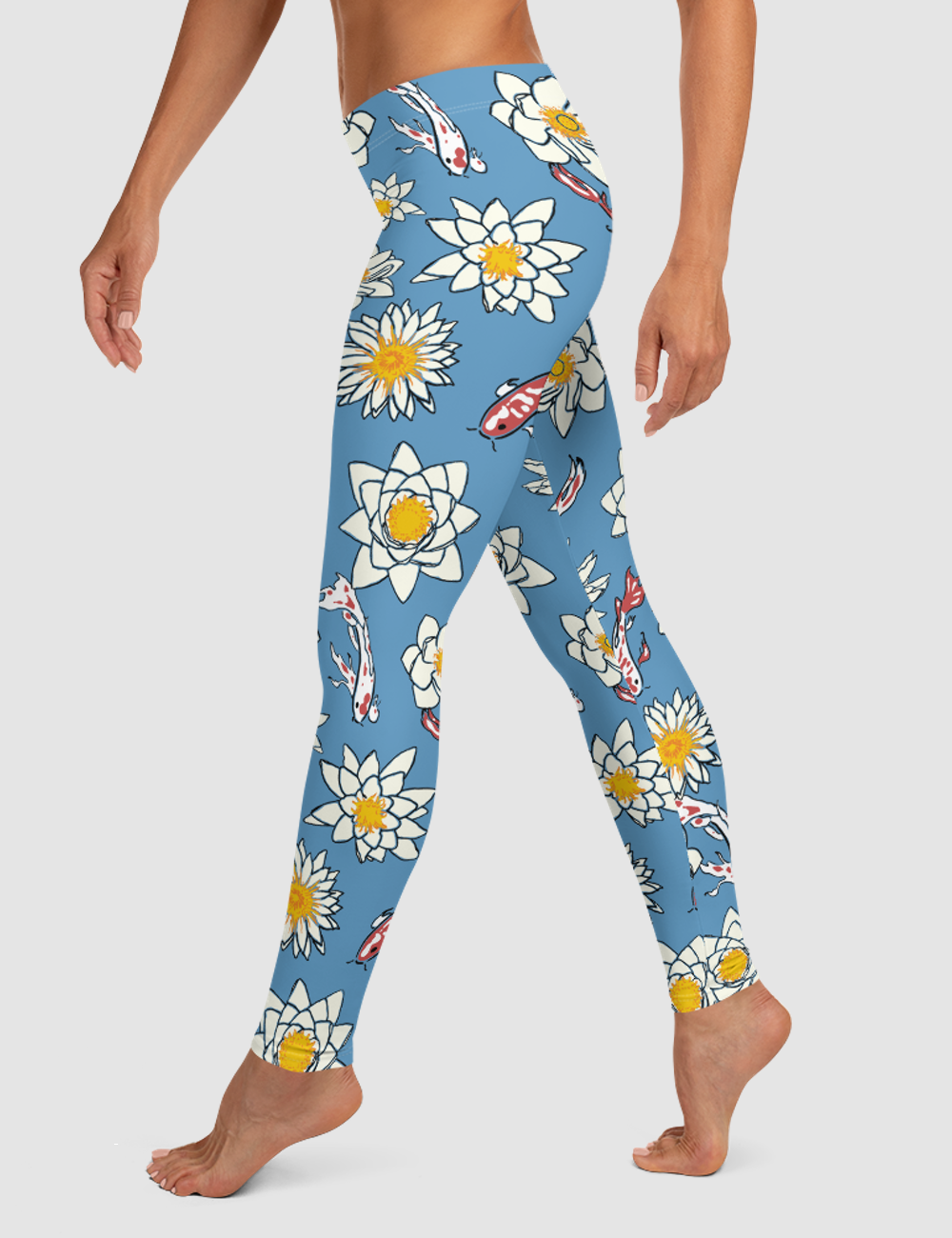 Nishikigoi Pattern | Women's Standard Yoga Leggings OniTakai