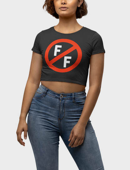 No Fast Fashion | Women's Fitted Crop Top T-Shirt OniTakai