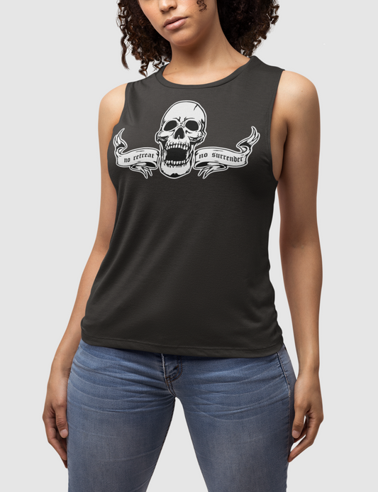 No Retreat No Surrender | Women's Muscle Tank Top OniTakai