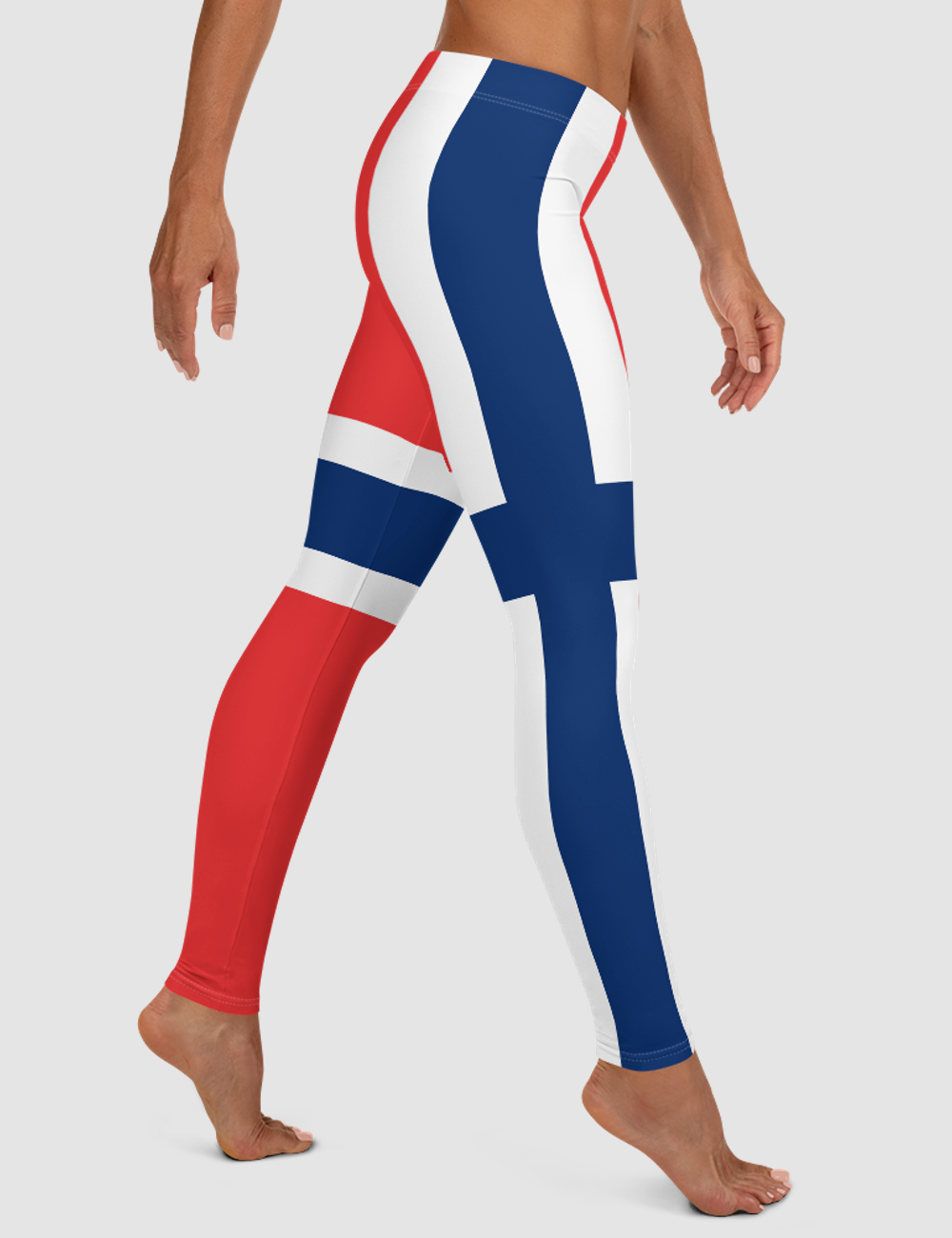 Norwegian Flag | Women's Standard Yoga Leggings OniTakai