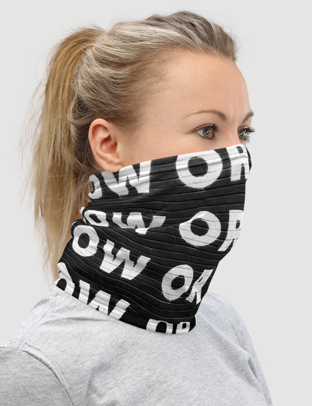 Now Or Never | Neck Gaiter Face Mask OniTakai