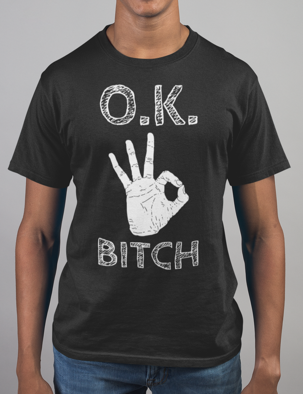 O.K. Bitch T-Shirt OniTakai
