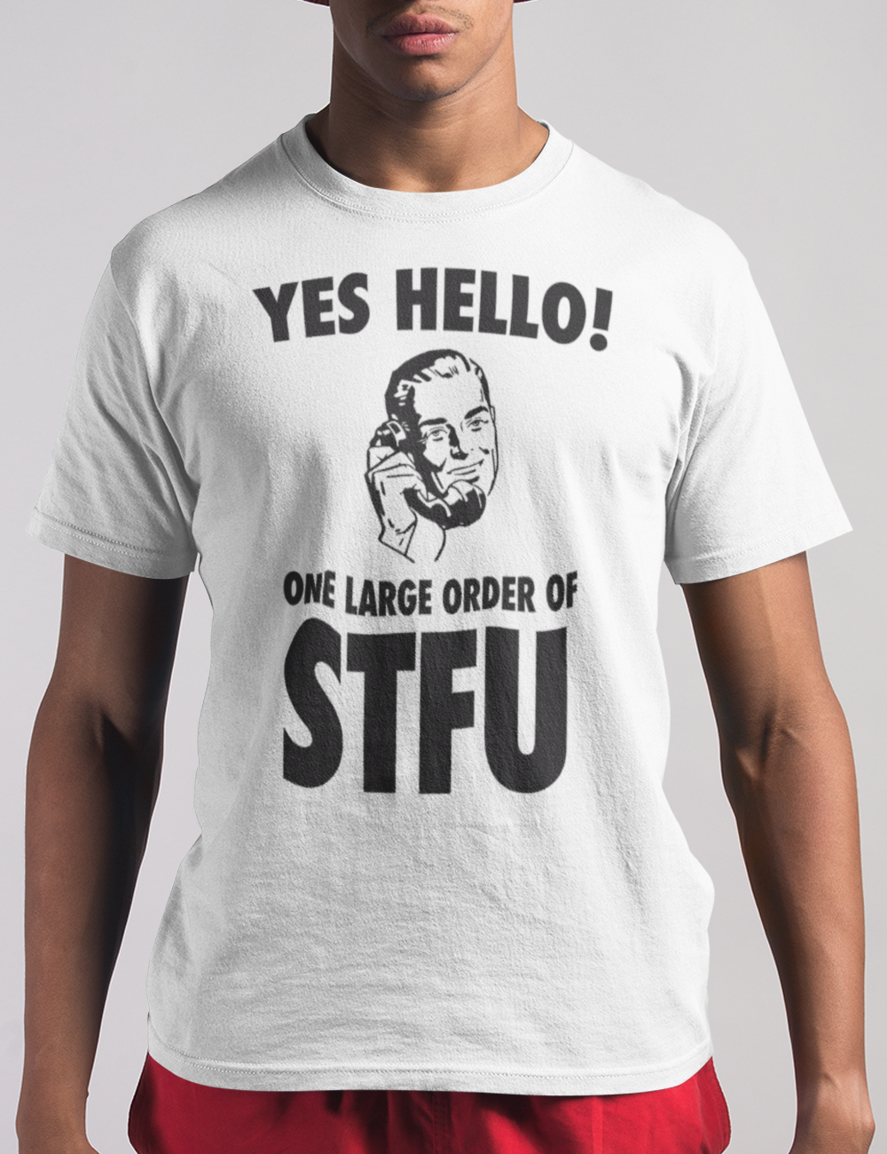 One Large Order Of STFU | T-Shirt OniTakai