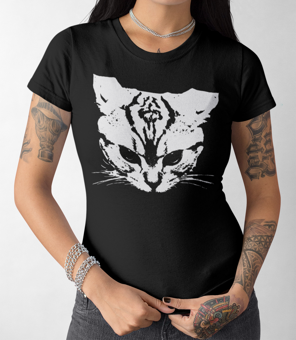Oni Cat | Women's Fitted T-Shirt OniTakai