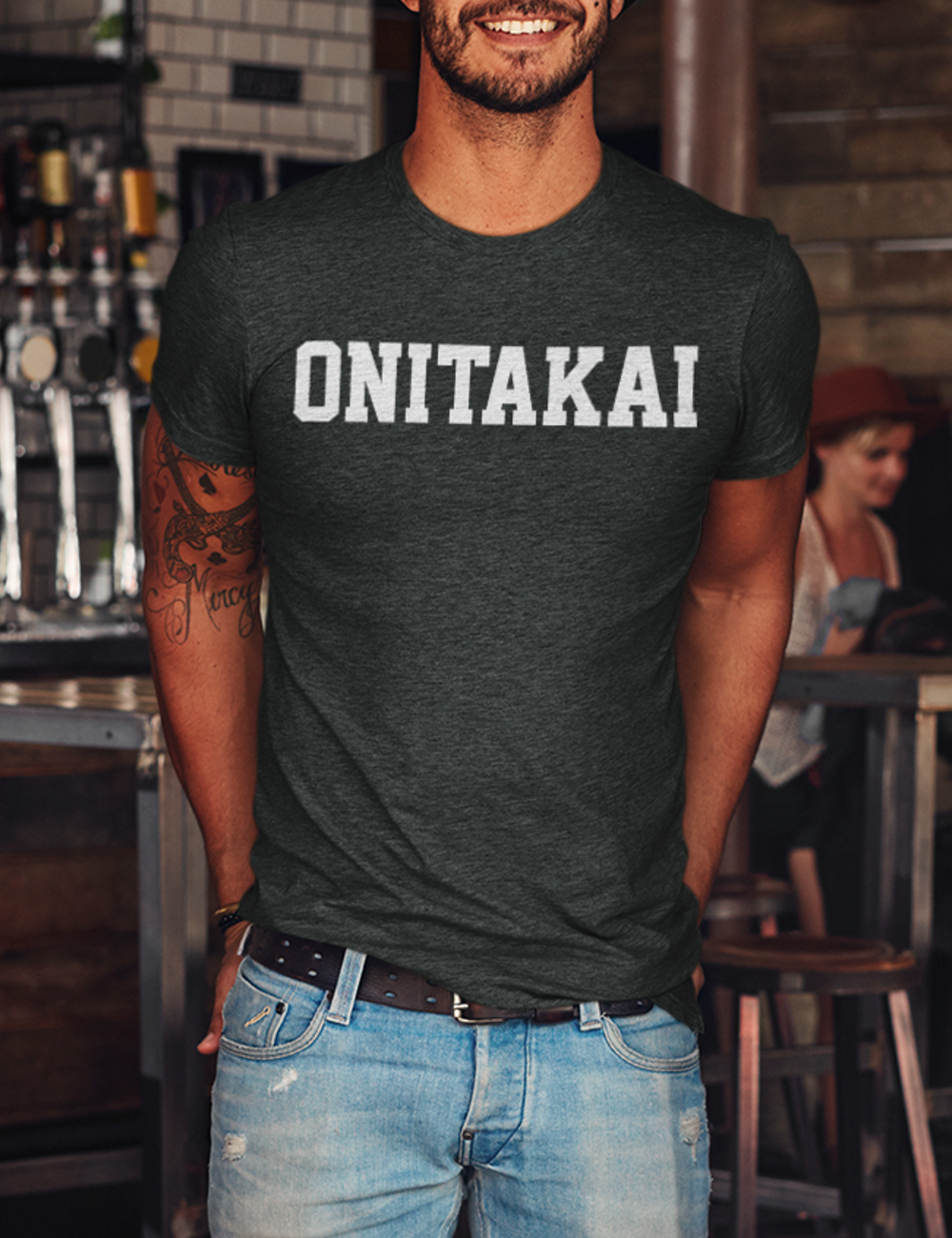OniTakai Athletica Men's Tri-Blend T-Shirt OniTakai