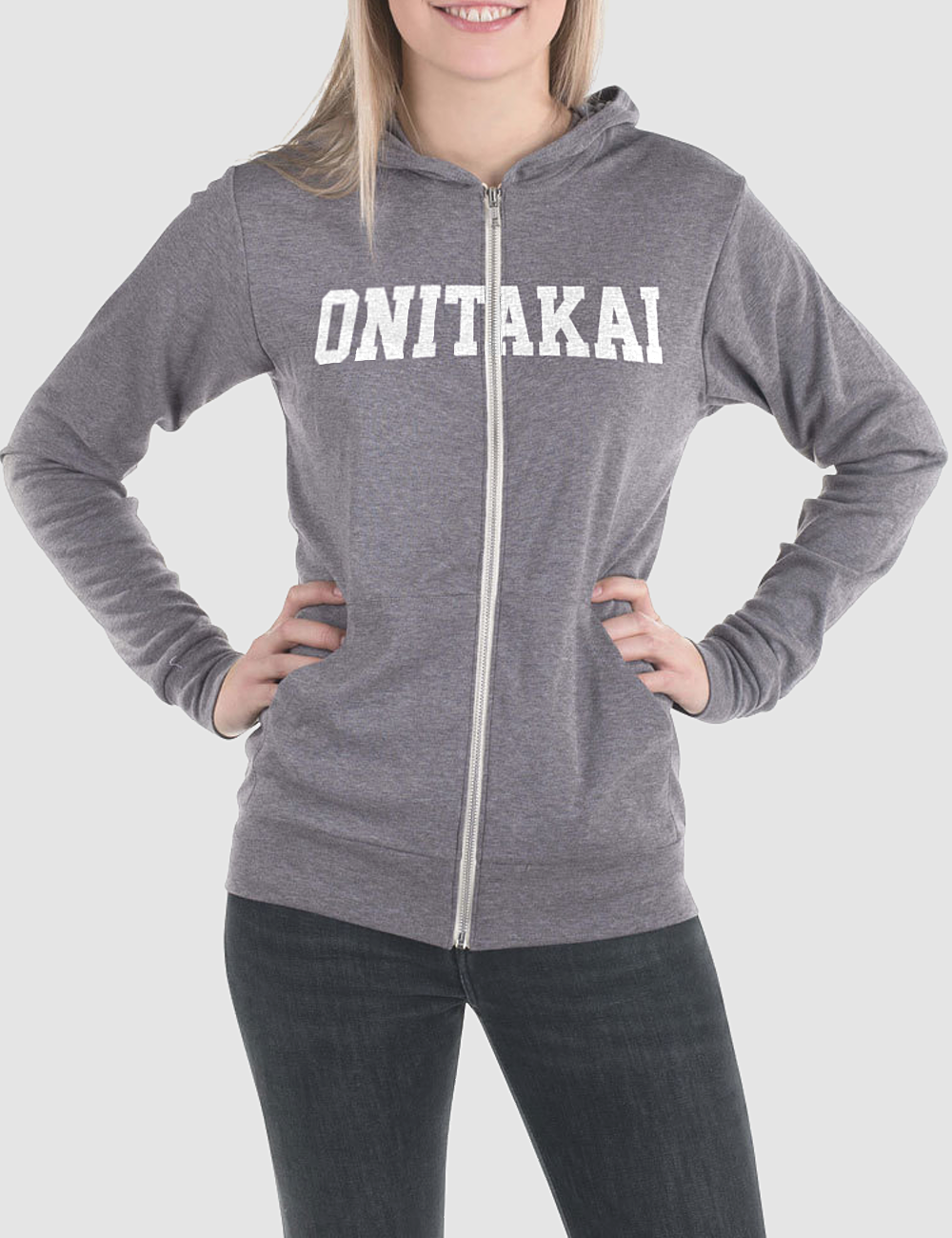 OniTakai Athletica | Women's Triblend Zip Hoodie OniTakai
