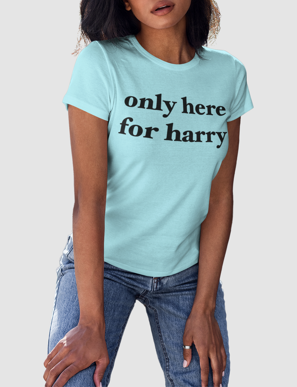 Only Here For Harry | Women's Fitted T-Shirt OniTakai