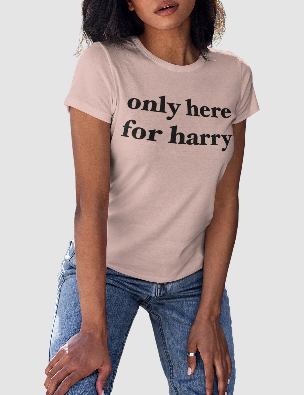 Only Here For Harry | Women's Fitted T-Shirt OniTakai