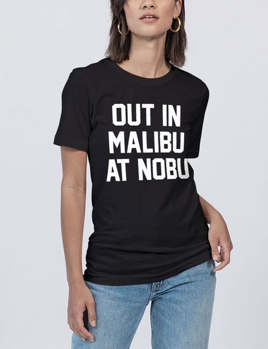 Out In Malibu At Nobu Women's Soft Jersey T-Shirt OniTakai