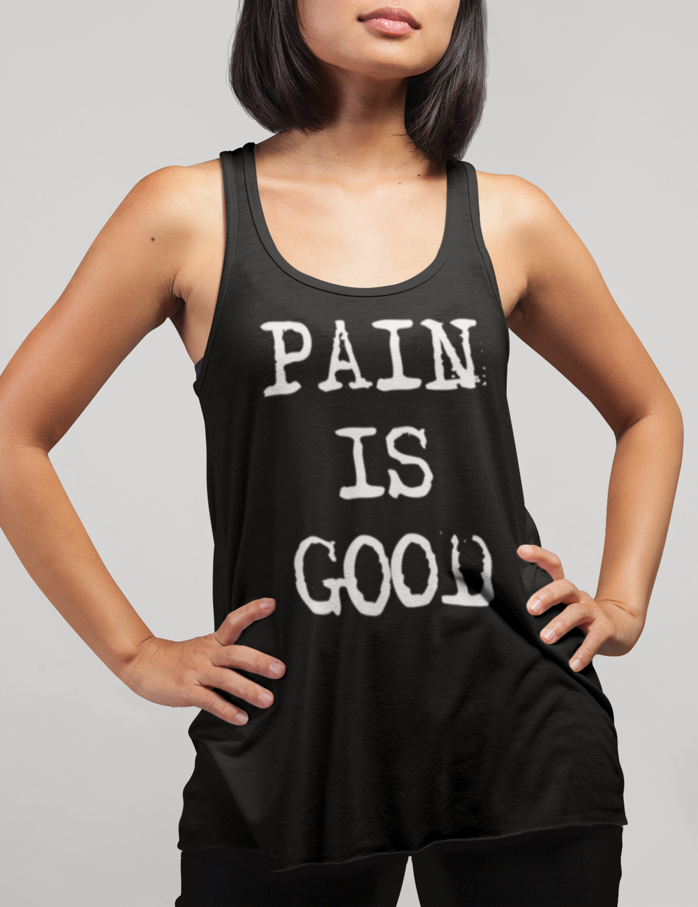Pain Is Good | Women's Cut Racerback Tank Top OniTakai