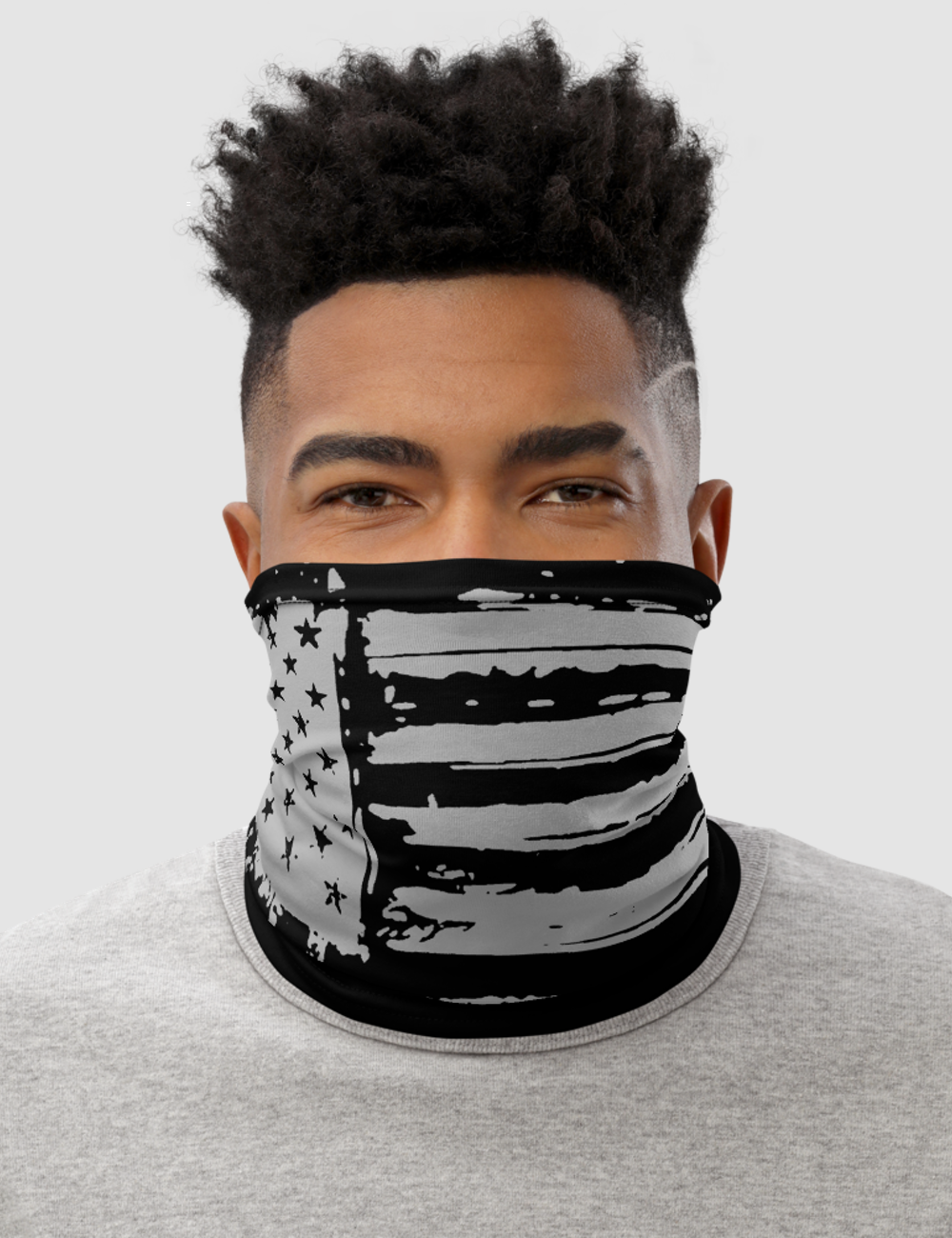 Paint Splattered American Flag | Neck Gaiter Face Mask OniTakai
