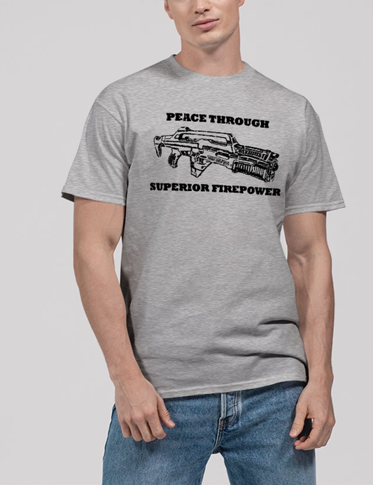 Peace Through Superior Firepower Aliens Edition Men's Classic T-Shirt OniTakai