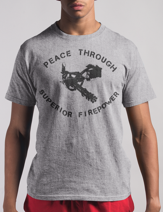 Peace Through Superior Firepower Men's Classic T-Shirt OniTakai