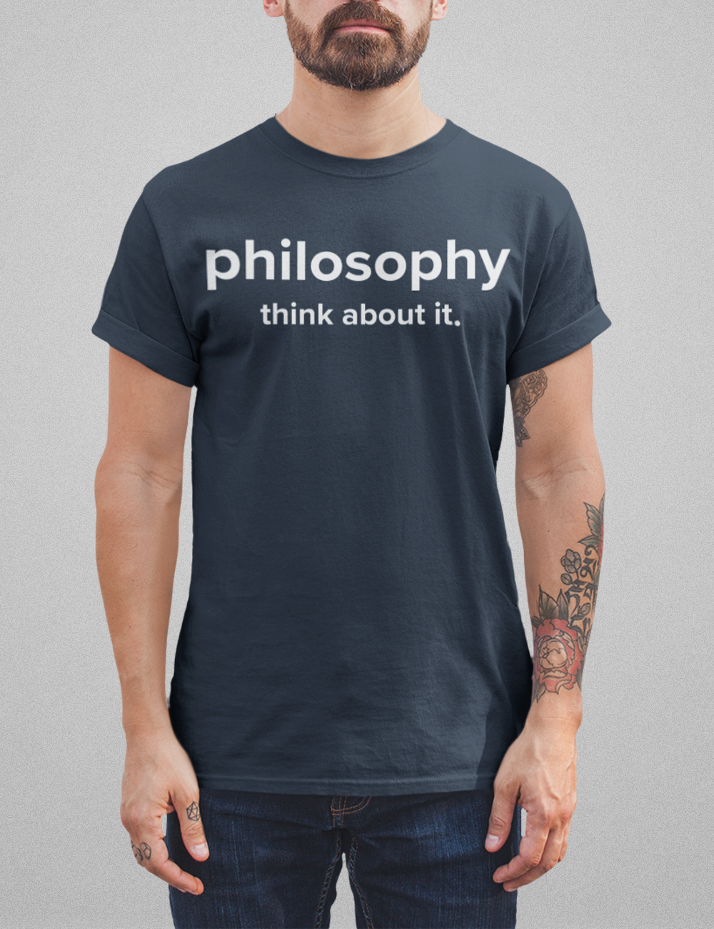 Philosophy (Think About It) Men's Classic T-Shirt OniTakai