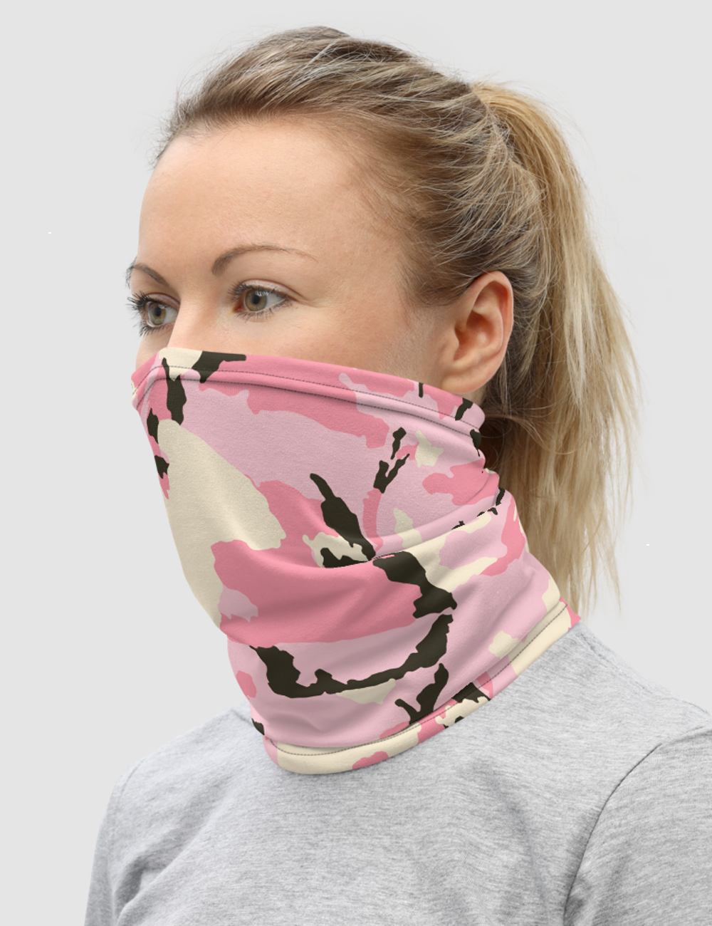 Pink Camo | Neck Gaiter Face Mask OniTakai