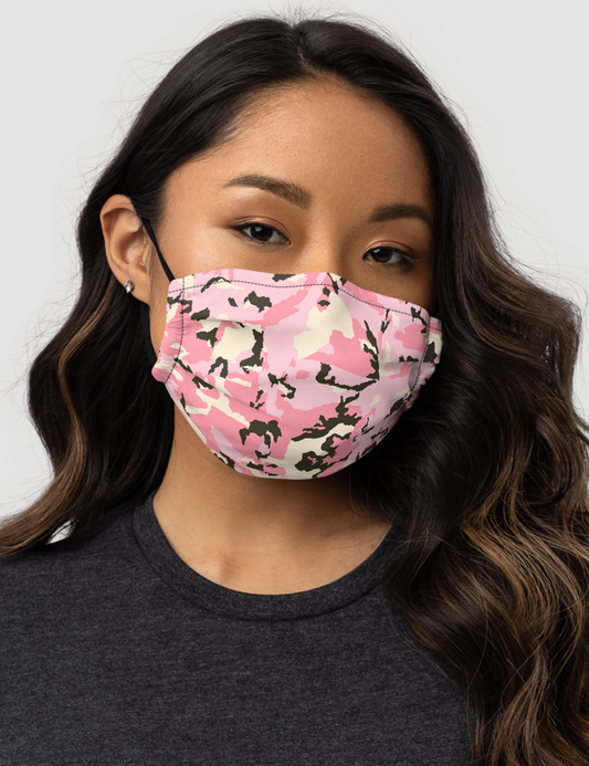 Pink Camo | Premium Double Layered Pocket Face Mask OniTakai