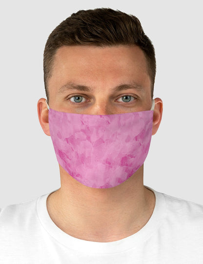 Pink Clouds Watercolor | Two-Layer Polyester Fabric Face Mask OniTakai