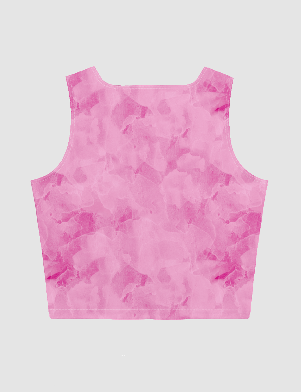 Pink Clouds Watercolor | Women's Sleeveless Fitted Crop Top OniTakai