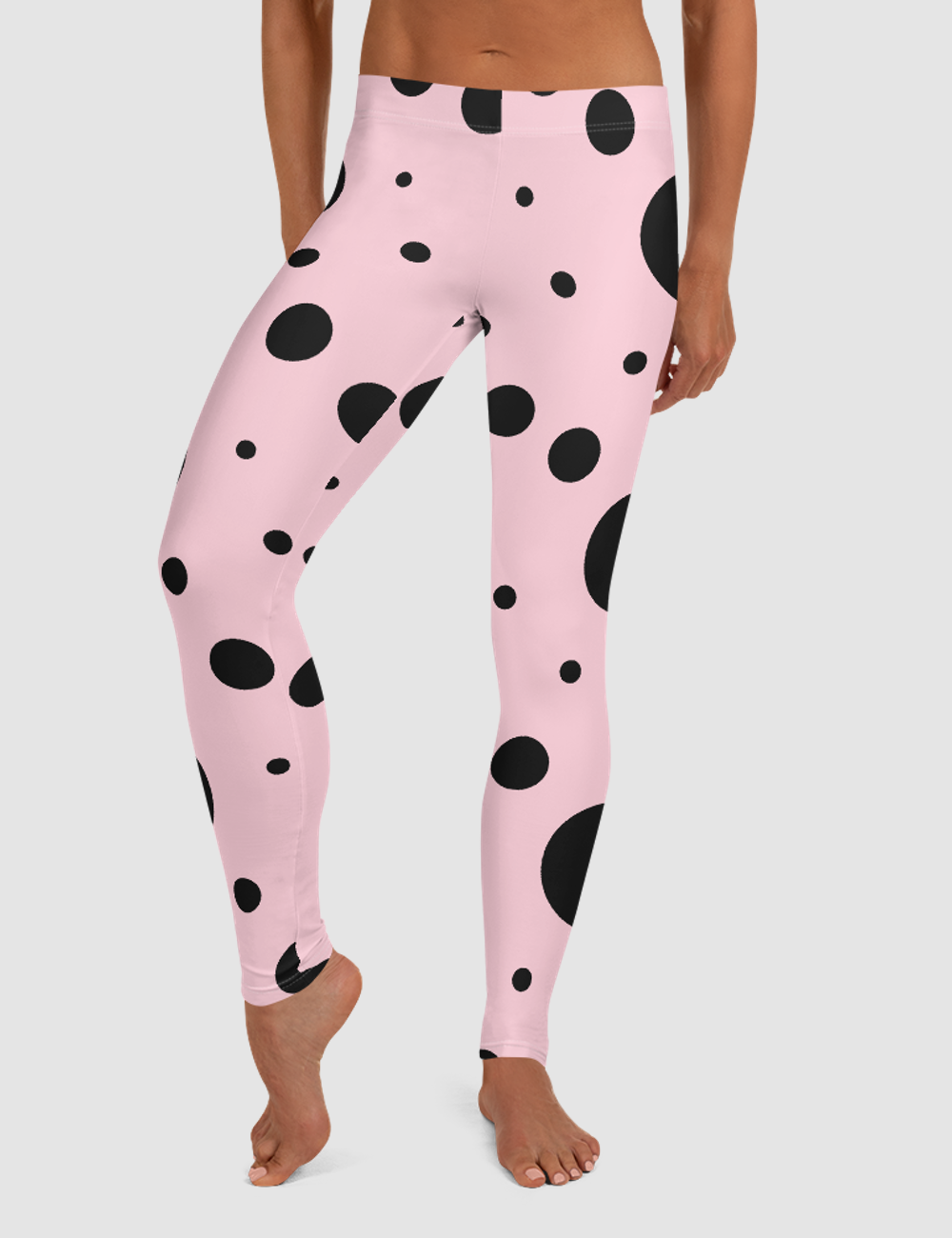 Pink Ladybug | Women's Standard Yoga Leggings OniTakai