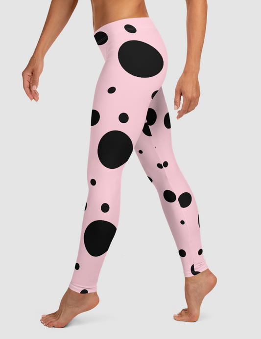 Pink Ladybug | Women's Standard Yoga Leggings OniTakai