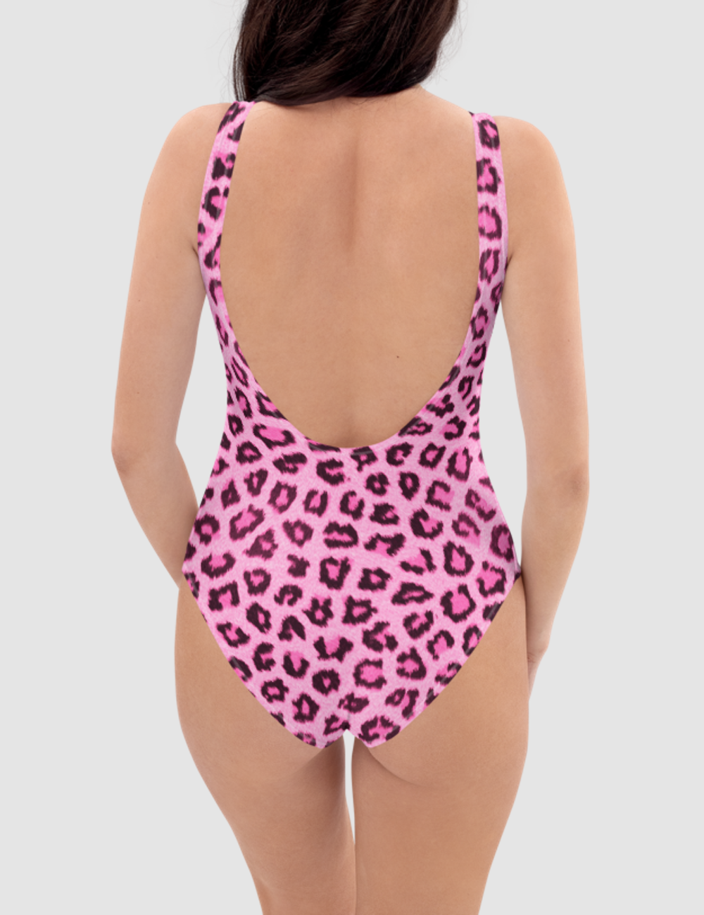 Pink Leopard Print | Women's One-Piece Swimsuit OniTakai