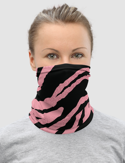 Pink Tiger Stripes | Neck Gaiter Face Mask OniTakai