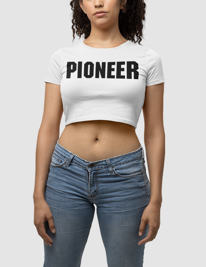 Pioneer Women's Fitted Crop Top T-Shirt OniTakai