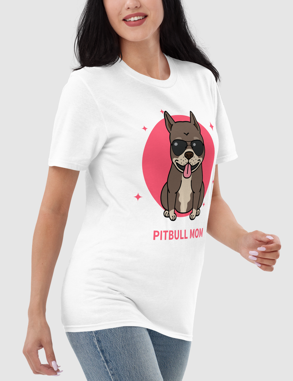 Pitbull Mom | Women's Relaxed T-Shirt OniTakai