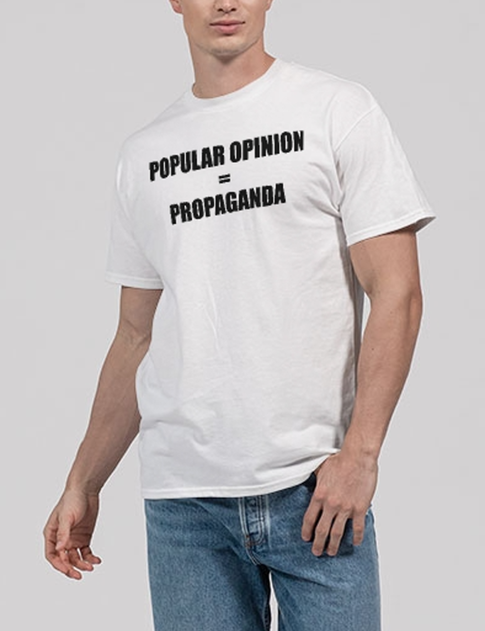 Popular Opinion Equals Propaganda Men's Classic T-Shirt OniTakai